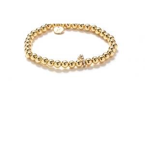 NEW DM MERCHANDISING women's crystal numbers bracelet - 1 in gold
